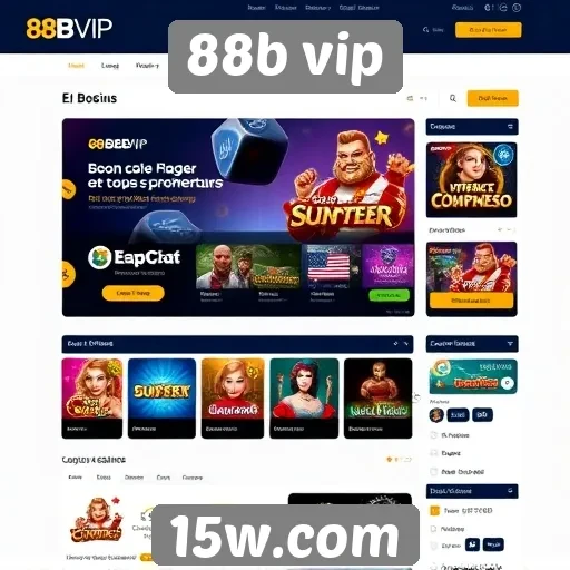 Interface do site 88b vip é intuitiva e fácil de usar